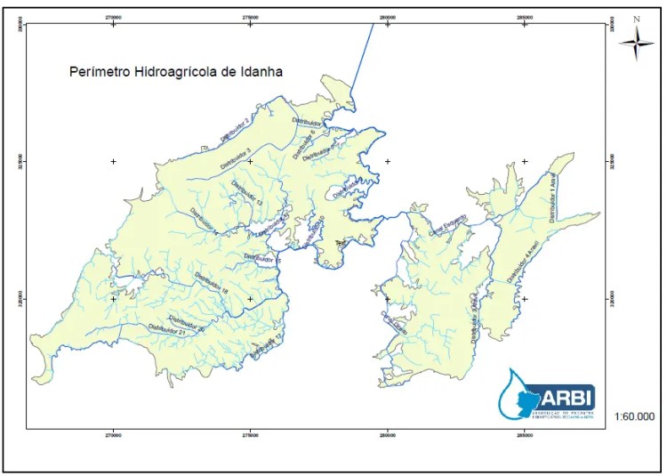 ARBI plano hidrográfico da campina da Idanha