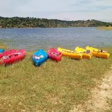Quinta dos Trevos experiências canoagem na barragem